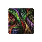 Abstract Psychedelic Square Magnet