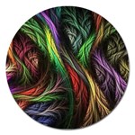 Abstract Psychedelic Magnet 5  (Round)