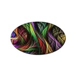 Abstract Psychedelic Sticker Oval (100 pack)