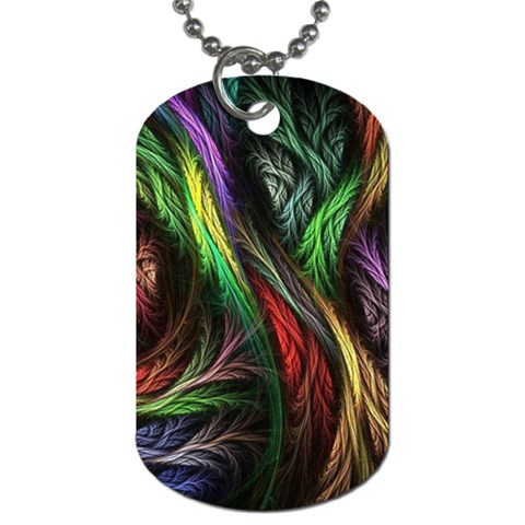 Abstract Psychedelic Dog Tag (Two Sides) from ArtsNow.com Front