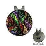Abstract Psychedelic Hat Clips with Golf Markers