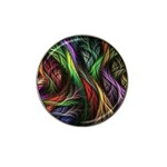 Abstract Psychedelic Hat Clip Ball Marker