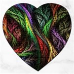 Abstract Psychedelic Jigsaw Puzzle (Heart)