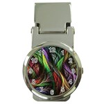 Abstract Psychedelic Money Clip Watches