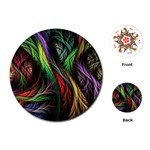 Abstract Psychedelic Playing Cards Single Design (Round)