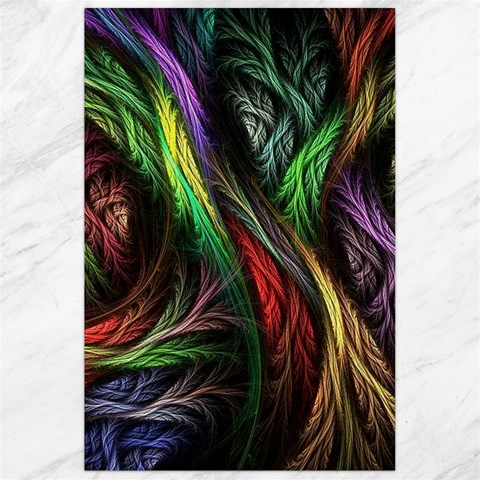 Abstract Psychedelic Canvas 24  x 36  from ArtsNow.com 23.35 x34.74  Canvas - 1