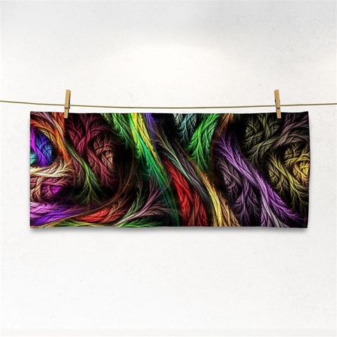 Abstract Psychedelic Hand Towel from ArtsNow.com Front