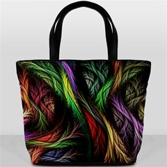 Abstract Psychedelic Bucket Bag from ArtsNow.com Back