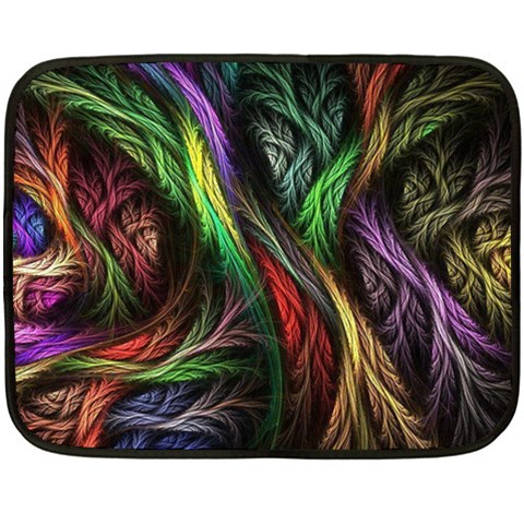 Abstract Psychedelic Two Sides Fleece Blanket (Mini) from ArtsNow.com 35 x27  Blanket Front
