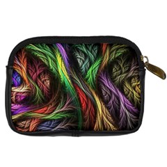 Abstract Psychedelic Digital Camera Leather Case from ArtsNow.com Back