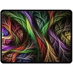 Abstract Psychedelic Fleece Blanket (Large)