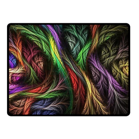 Abstract Psychedelic Two Sides Fleece Blanket (Small) from ArtsNow.com 45 x34  Blanket Back