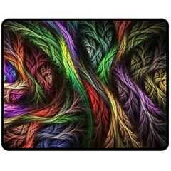 Abstract Psychedelic Two Sides Fleece Blanket (Medium) from ArtsNow.com 58.8 x47.4  Blanket Back