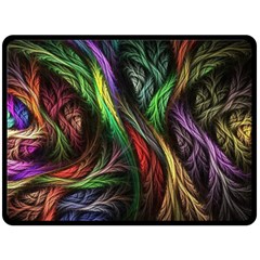 Abstract Psychedelic Two Sides Fleece Blanket (Large) from ArtsNow.com 80 x60  Blanket Back
