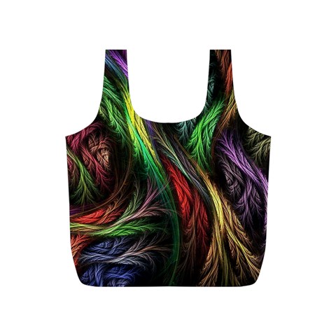 Abstract Psychedelic Full Print Recycle Bag (S) from ArtsNow.com Front