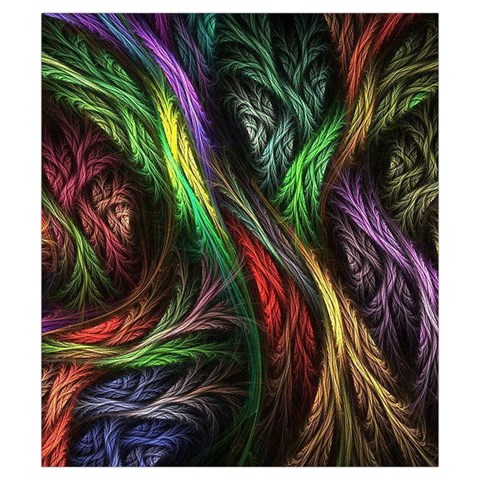 Abstract Psychedelic Drawstring Pouch (Small) from ArtsNow.com Back