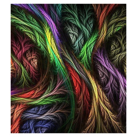 Abstract Psychedelic Drawstring Pouch (Medium) from ArtsNow.com Front