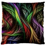 Abstract Psychedelic Standard Premium Plush Fleece Cushion Case (Two Sides)