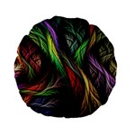 Abstract Psychedelic Standard 15  Premium Flano Round Cushions