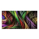 Abstract Psychedelic Satin Shawl 45  x 80 