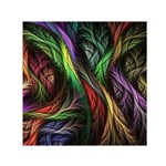 Abstract Psychedelic Square Satin Scarf (30  x 30 )