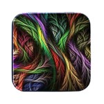 Abstract Psychedelic Square Metal Box (Black)