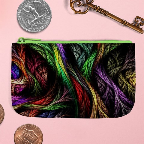 Abstract Psychedelic Large Coin Purse from ArtsNow.com Front