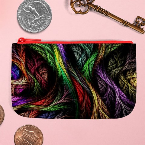 Abstract Psychedelic Large Coin Purse from ArtsNow.com Front