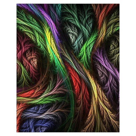 Abstract Psychedelic Drawstring Pouch (XL) from ArtsNow.com Front