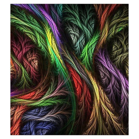 Abstract Psychedelic Drawstring Pouch (2XL) from ArtsNow.com Front