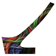 Abstract Psychedelic Cross Back Hipster Bikini Set from ArtsNow.com Back Left