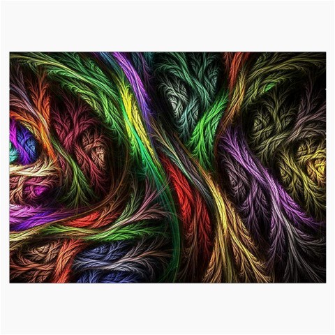 Abstract Psychedelic Roll Up Canvas Pencil Holder (L) from ArtsNow.com Front