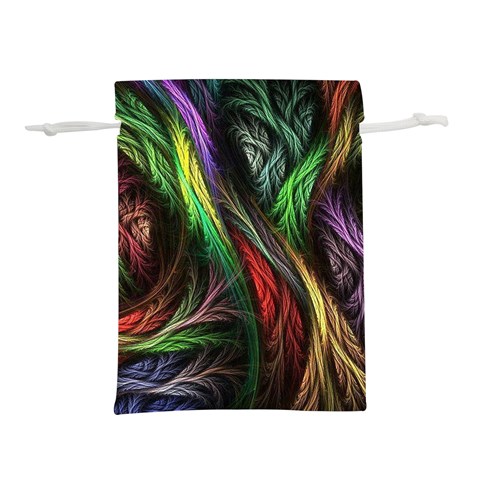 Abstract Psychedelic Lightweight Drawstring Pouch (S) from ArtsNow.com Front