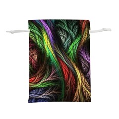 Abstract Psychedelic Lightweight Drawstring Pouch (L) from ArtsNow.com Back