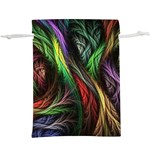 Abstract Psychedelic Lightweight Drawstring Pouch (XL)