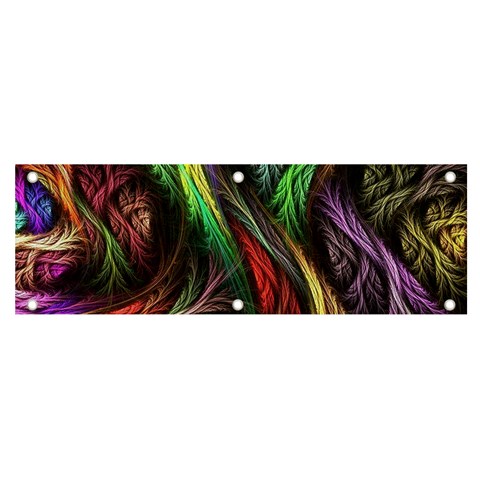 Abstract Psychedelic Banner and Sign 6  x 2  from ArtsNow.com Front