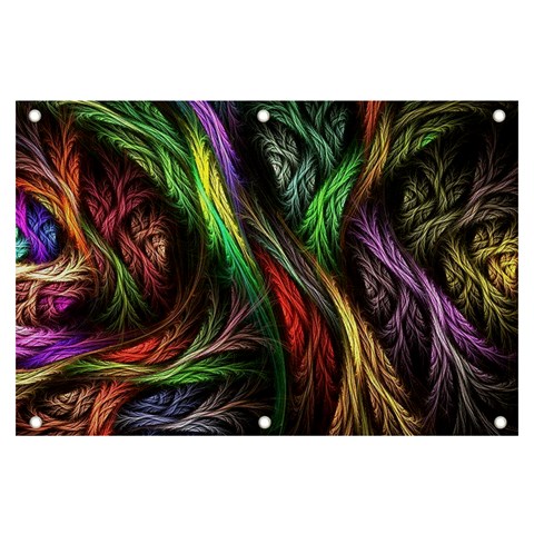 Abstract Psychedelic Banner and Sign 6  x 4  from ArtsNow.com Front