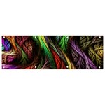 Abstract Psychedelic Banner and Sign 9  x 3 