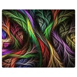 Abstract Psychedelic Premium Plush Fleece Blanket (Medium)
