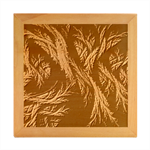 Abstract Psychedelic Wood Photo Frame Cube