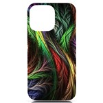 Abstract Psychedelic iPhone 14 Pro Max Black UV Print Case