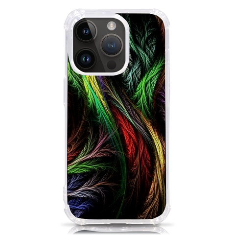 Abstract Psychedelic iPhone 14 Pro TPU UV Print Case from ArtsNow.com Front