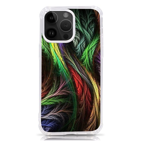 Abstract Psychedelic iPhone 14 Pro Max TPU UV Print Case from ArtsNow.com Front