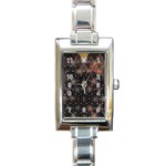 Abstract Psychedelic Geometry Andy Gilmore Sacred Rectangle Italian Charm Watch