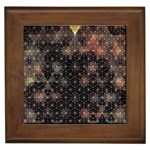 Abstract Psychedelic Geometry Andy Gilmore Sacred Framed Tile