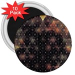 Abstract Psychedelic Geometry Andy Gilmore Sacred 3  Magnets (10 pack) 