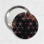 Abstract Psychedelic Geometry Andy Gilmore Sacred 2.25  Handbag Mirrors
