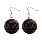 Abstract Psychedelic Geometry Andy Gilmore Sacred Mini Button Earrings
