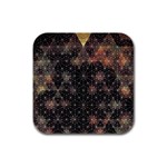 Abstract Psychedelic Geometry Andy Gilmore Sacred Rubber Square Coaster (4 pack)