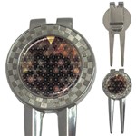 Abstract Psychedelic Geometry Andy Gilmore Sacred 3-in-1 Golf Divots